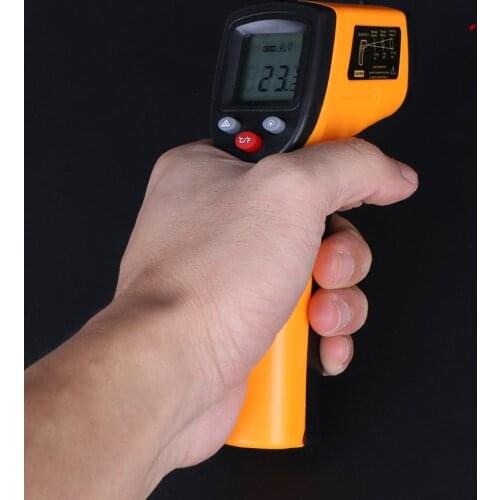 Non-Contact Laser -50~380 ℃ Infrared Thermometer Forehead Body Temp Meter Tool Suitable For Home And Factory Pyrometer IR Laser