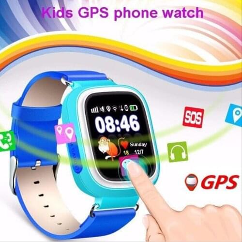 Smart Kids childrens watch SOS call location finder child locator tracker anti-lost monitor baby watch IOS & Android