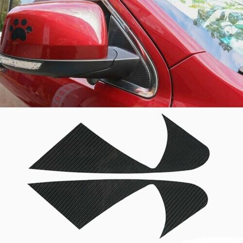 For Jeep Grand Cherokee 2014-2018 3D Car Front Rearview Triangle Cover Trim Sticker Film