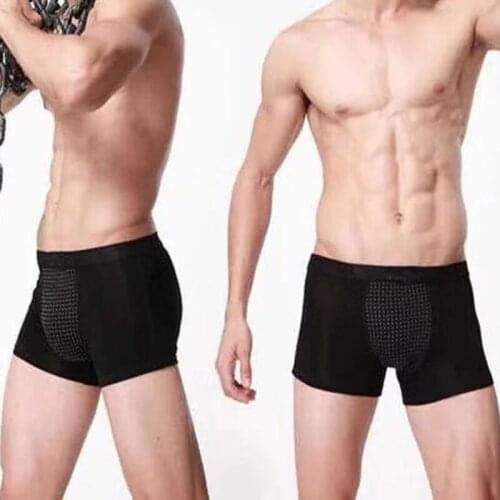 Hot New Mens Underwear Sexy Men Boxer Shorts Underwear Health Care Magnetic Therapy Breathable