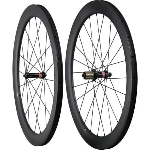 2020 ICAN new 700C carbon wheels 55mm clincher tubeless road bike wheel 25mm AERO U shape UD matt with Nov hub