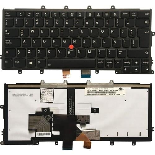 New Latin Keyboard For Lenovo Thinkpad X230S X240S X240 x240i X250 X260S X270 LA laptop Keyboard black 04X2013 with backlight