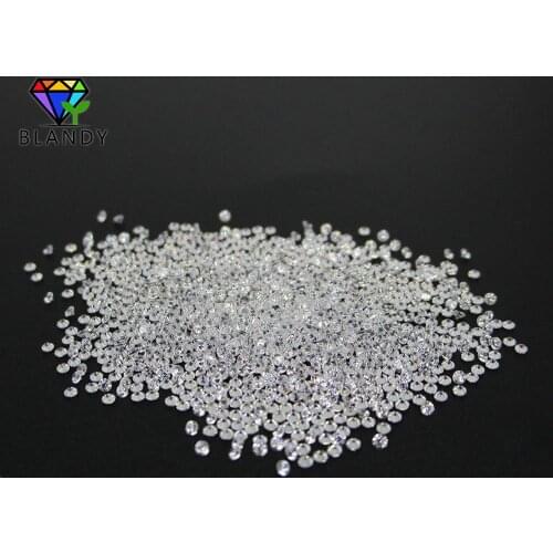 Factory Price 1.75mm Round White Cubic Zircon CZ Stone Synthetic Gems For Jewelry Cubic Zirconia
