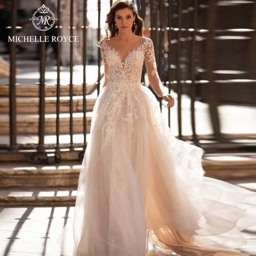 Michelle Royce Long Sleeve Wedding Dresses