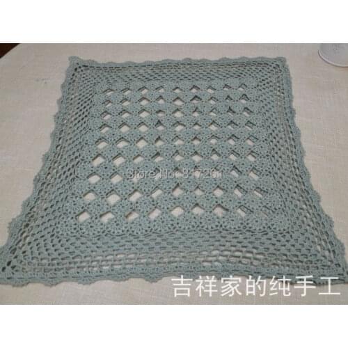 2015 new arrival fashion cotton knitted lace sofa cover for home decor cushion towel for sofa pillow cover by DIY towel cover