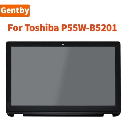 New 15.6" Laptop LCD Touch Screen Digitizer + Bezel For Toshiba P55W-B5201 P55W-B5201SL P55W-B5380SM P55W-B5162 OEM