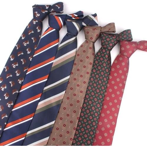 New Classic Striped Tie For Men Wome Jacquard Floral Neck Tie For Wedding Business Suits Man Ties Mens Woven Necktie Gravatas