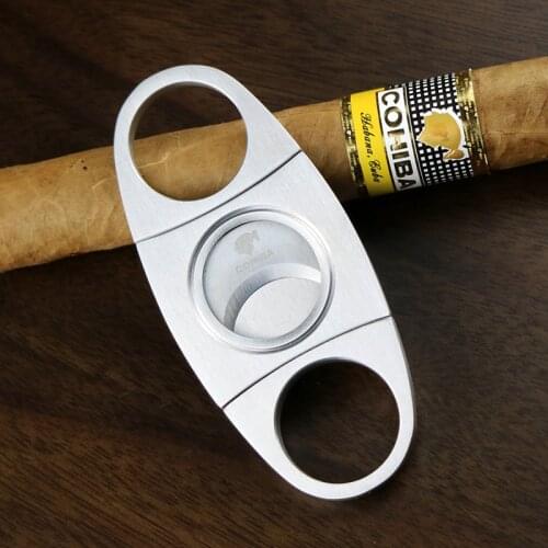 Cigar Cutter Scissors Brand New Stainless Steel Metal Classic Cigar Cutter Guillotine Christmas Gift