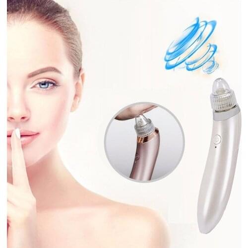 Pore Cleaner Acne Vacuum Blackhead Remover Pen Skin Care Instrument Pore Extractor USB Rechargeable Home Suction Beauty Tool