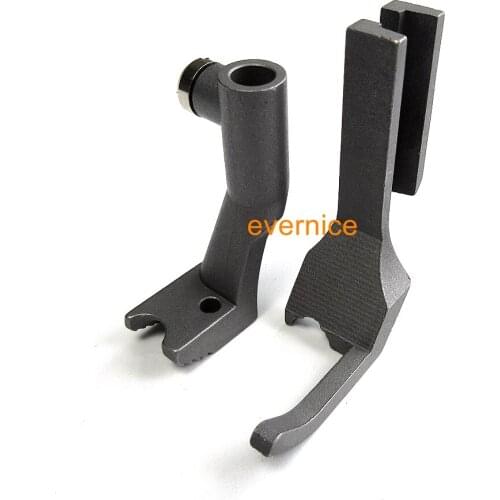 Single Toe Knurled Bottom Welt Piping Foot 1/4" For Juki Ls-1342 Ls-1342-7