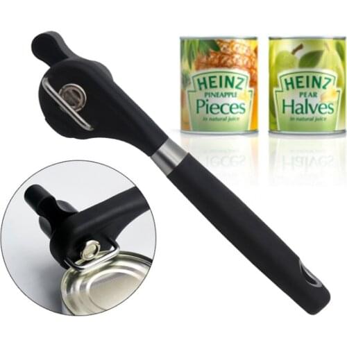 Professional Multifunction Stainless Steel Side Cut Manual Can Opener Effortless Openers with Turn Knob Household Cans Opener