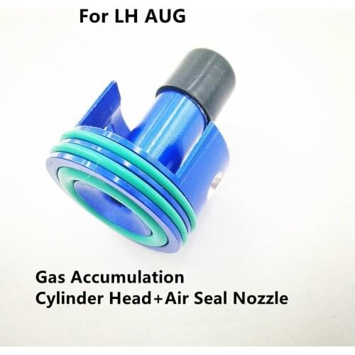 Blue Metal Buffer Gas Accumulation Air Cylinder With Air Seal Nozzle For LH AUG Water Gel Beads Blaster Modification Upgrade