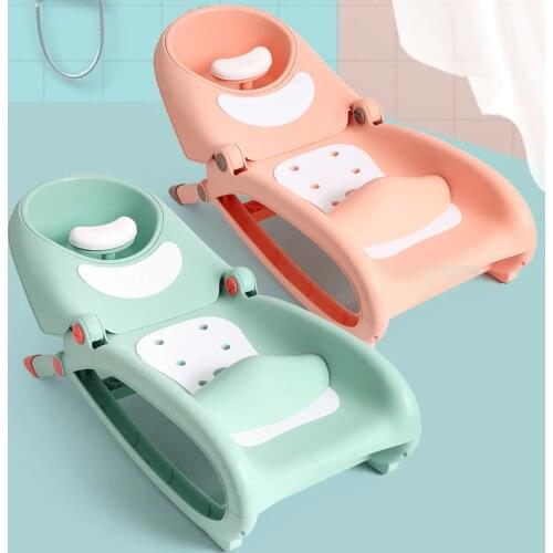 Foldable Shampoo And Bath Baby Home Large Child Lying Down PP Material Practical Safe Multifunction And Comfortable Bed Stool