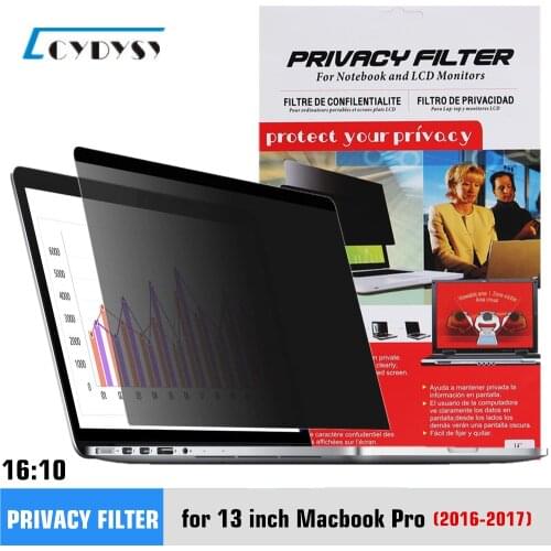 13.3 inch Privacy Screen Filter Protective film for MacBook Pro A1706/1708/1989 Laptop