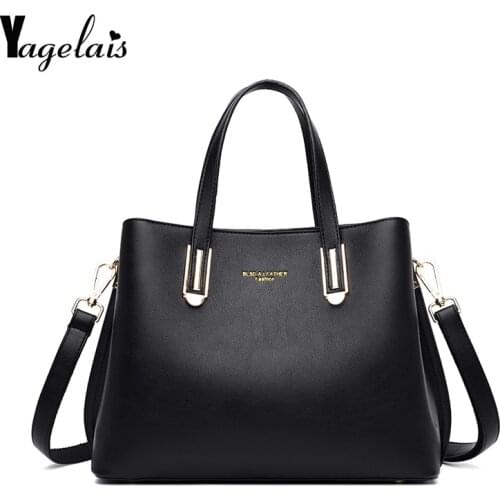 Women Large Capacity Solid Color Crossbody Shoulder Bag High Quality Hangbag Wallet sac a main femme Bolsas Femininas