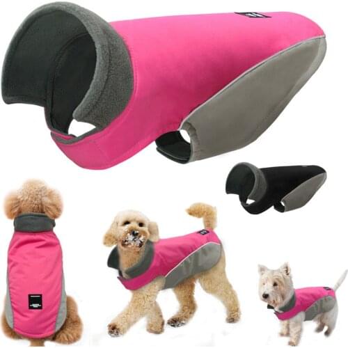 A Pet Dog Vest Jacket Autumn Winter Warm Dog Coat Clothes For Small Medium Large Dogs Chihuahua French Bulldog Pug Clothing