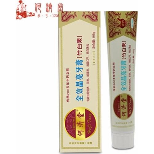 HeJiTang Bamboo White Essence Toothpaste Anti-Halitosis Go Smoke Stains To Stain Teeth Whitening Oral Care Whitening Toothpaste