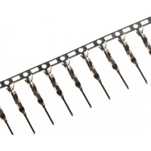 100pcs DuPont 2.54mm pitch male terminal pin splice male head for Connector adapter