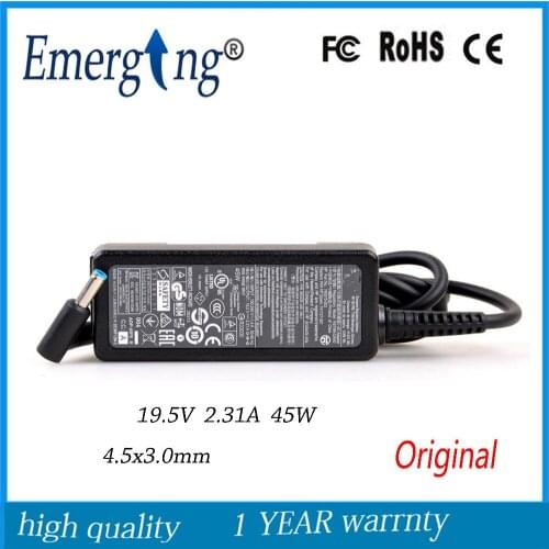 19.5V 2.31A 4.5*3.0mm 45W New Original AC Laptop Adapter 4.5*3.0mm For Hp Stream 13 9480m 9470m 740015-003(741727-001)