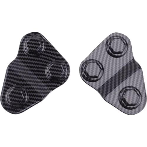 2Pcs ABS Car Door Screw Protector Cover Trim Carbon Fiber Texture Fit for Jeep Wrangler JL JLU JT 2018 2019 2020 2021