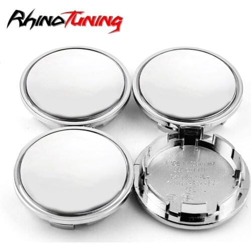 4pcs 66mm Wheel Center Cover For #3B7601171 Silver Rim Caps Modification Auto Vehicle Accessories