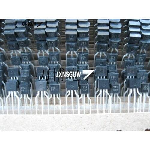 5pair Original ZETEX ZTX451 ZTX551 Transisitor 451 551 Audio power amplifier ZTX451 ZTX551 Audio triode 1A 1W 80V Taping Laser