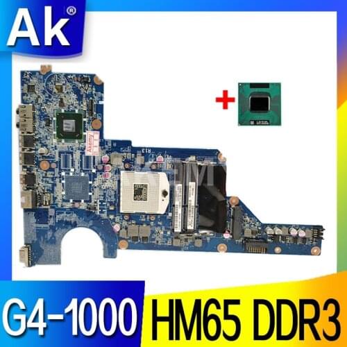 Akemy For HP Pavilion G4-1000 G6 G7 Laptop Motherboard HM65 DDR3 636373-001 DA0R13MB6E0 DA0R13MB6E1 MAIN BOARD