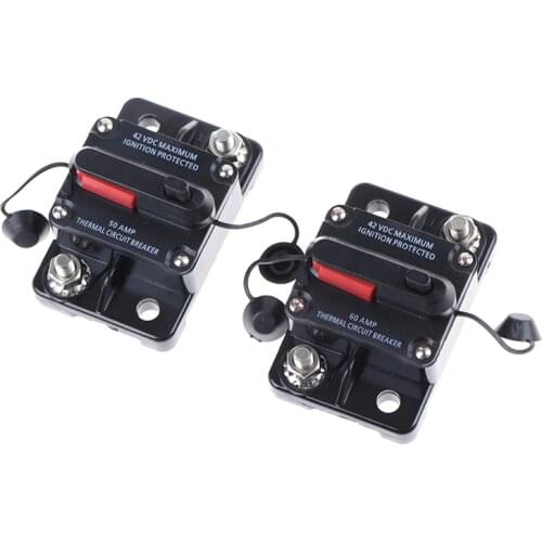 50-300a Amp Circuit Breaker Dual Battery Ip67 Waterproof 12-42v Fuse Manual