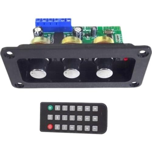 Bluetooth 5.0 Amplifier Power Audio Board 30W Mono Stage Power Amplifier Board, U Disk Decoder