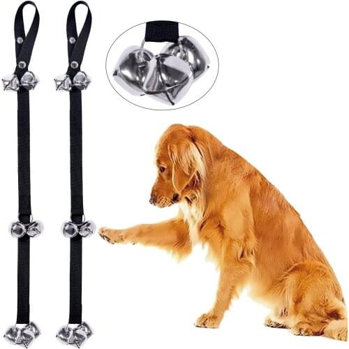 CandyHome 2 Pack Potty Doorbells Housetraining Dog Doorbells Tinkle Bells for House Training