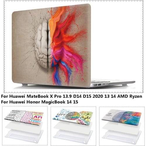 For Huawei Honor MagicBook 15, Matebook D14/ D15/ 13/ 14 2020 Ryzen AMD, Mate X Pro 13.9, Magic 14 Non-Scratch Laptop Case Cover