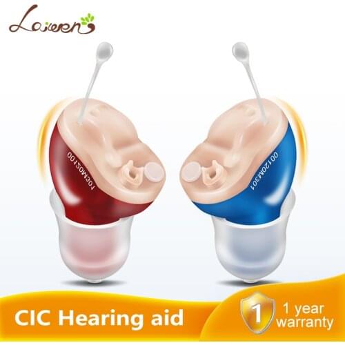 T23 CIC Digital 4 Channels 8 Bands Hearing Aid China Mini CIC Invisible Hearing Aids Intelligent Sound Amplifier for Eldly