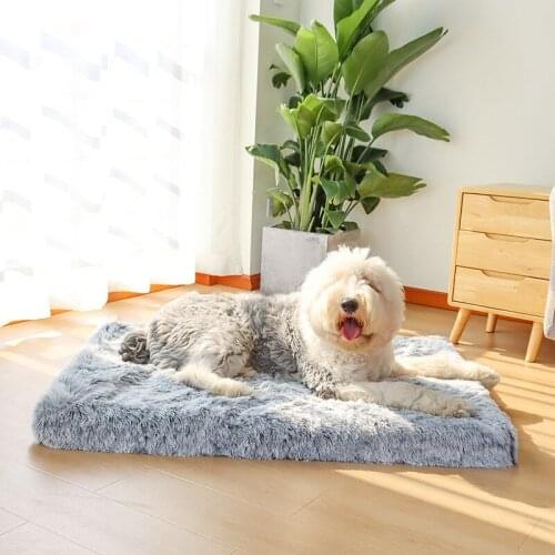 Pet Kennel Plush Removable and Washable Four Seasons Universal Cat Litter Cat Mat Bottom Non-slip Deep Sleep Dog Mat Supplies