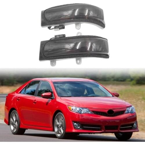 Smoky Black Led Rear View Mirror Turn Signal Light for Toyota Camry 2006-2011 Indicator Blinker Repeater Signal Lamp