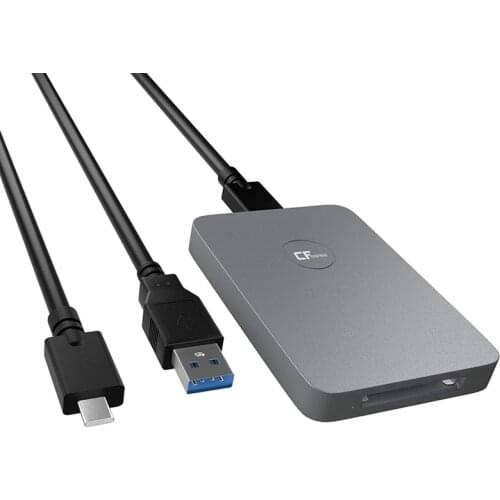 CFexpress Card Reader USB 3.1 Gen 2 10Gbps CFexpress Type B Reader Portable Aluminum CFexpress Memory Card Adapter
