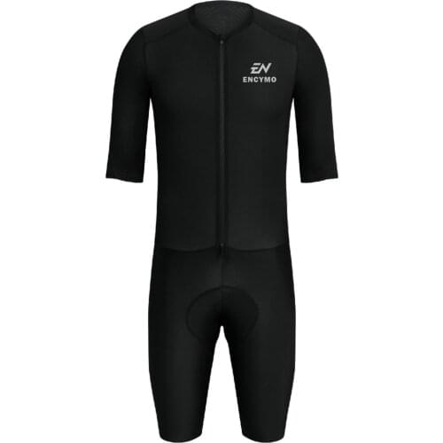 Encymo New style suit trisuit outdoor sportswear triathlon race suit cycling skinsuit pro team mens red jumpsuit triatlon hombre