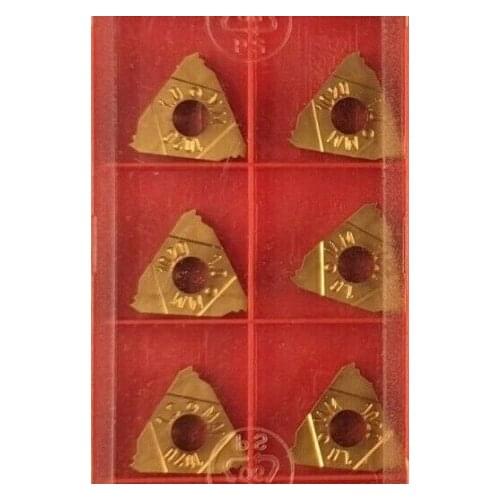 ORIGINAL 10PCS CARBIDE INSERT R166.0L-22MM01-450 1020