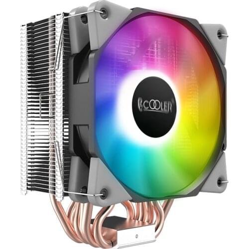 PCCOOLER donghai-X7 Computer CPU Cooler 6 copper tube 12CM PWM 4PIN Fan SRGB super silent support INTEL 1151 1200 AMD AM4