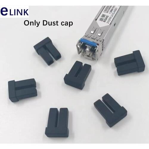200pcs LC dust cap for SFP module dual fiber LC dx sx connector duplex fiber optic dust cover silicone ftth free shipping ELINK