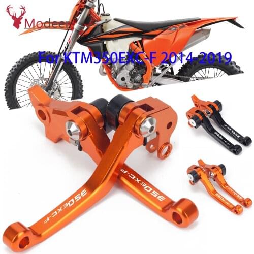 CNC Motorcycle DirtBike Motocross Pivot Brake Clutch Levers For KTM 350EXC-F 350 EXC-F 2014 2015 2016 2017 2018 2019-2020 2021