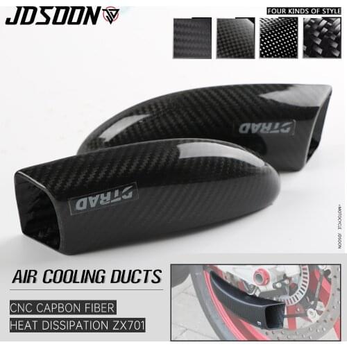Carbon Fiber Air Cooling Ducts Brake Cooling Mounting kit System For MV AGUSTA Rivale 800 Dragster 800 RR 2014-2017 2015 2016