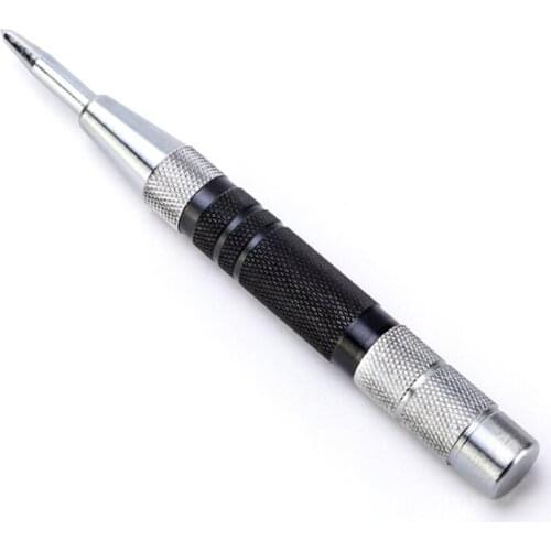 GTBL Super Strong Automatic Centre Punch and General Automatic Center Punch Adjustable Spring Loaded Metal Drill Tool