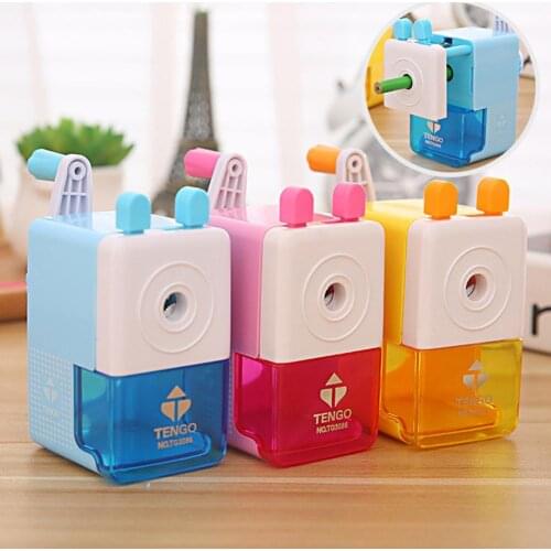 Pencil Sharpeners Cartoon Hand Crank Mechanical Pencil Sharpener Kids Student School Stationery School Supplies
