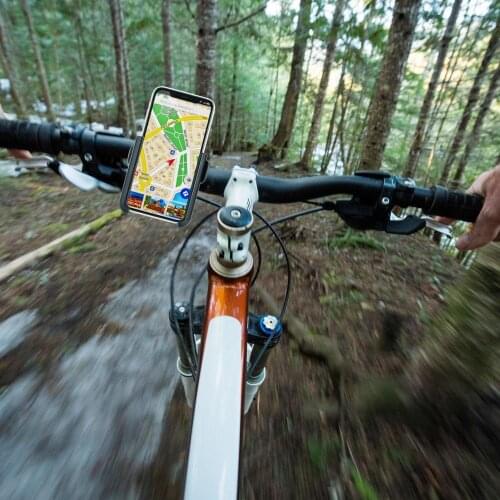 Universal 360 Rotation Smartphone Mount Bracket Bicycle Holder Anti-vibration Bike Handlebar Mobile Phone Holder Stand