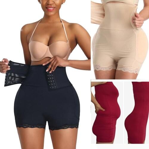 High Waist Tummy Stomach Control Panties Hip Paded Firm Control Shapewear Body Shaper Butt Lifters Bodysuit Booty Butt Enhancer