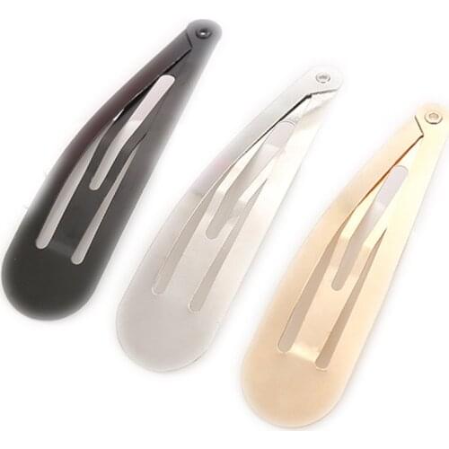 100pcs/lot 4cm/5cm/6cm/7cm/8cm Single Metal BB Clip Hairpin Barrettes for Kids DIY Headwear WHOLESALE Silver Gold Black Hairgrip