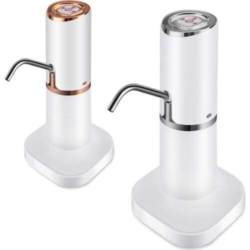 2021 New Home Automatic Water Dispenser Hand Press Water Pump USB Charging Intelligent Electric Bottled Drinking Water Pump