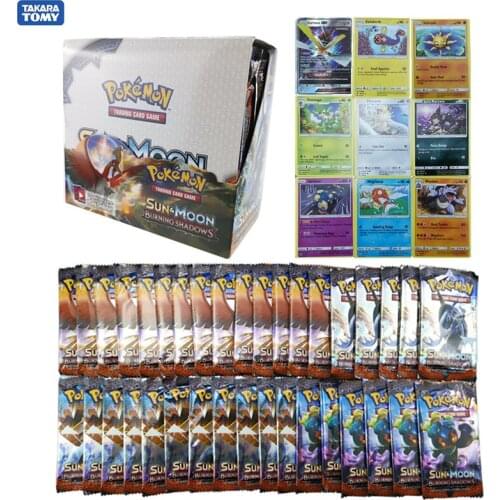 324Pcs Pokemon Cards Box TCG: Sun & Moon Evolutions Pokemon Booster Shinny Card Pokemon Game Toy Kids Birthday Gift