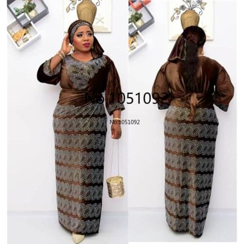 Bangladesh Muslim Hijab Abayas Dubai Caftan Robe Plus Size Woman Jalabiya Turkish Velvet Dress Diamond Gown islamic clothing