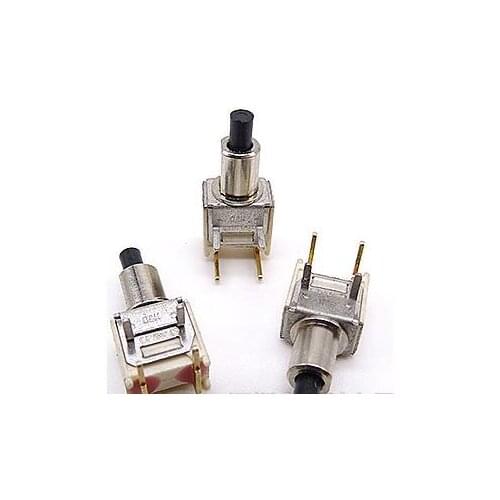 Free Shipping 10pcs/lot original US Small Button TP12 Self-reset Switch 2 Feet Gold Plated Foot Button Switch CK